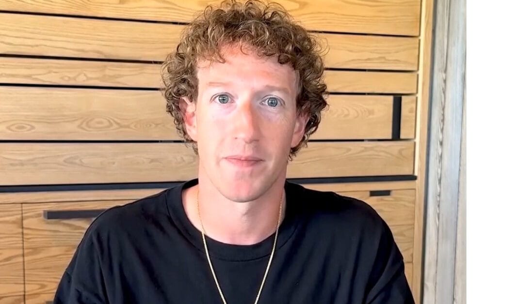 Photo of Mark Zuckerberg, Meta CEO, in 2025