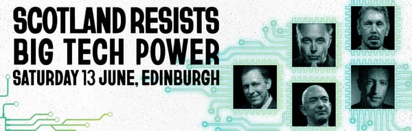 Scotland Resists Big Tech Power - event banner